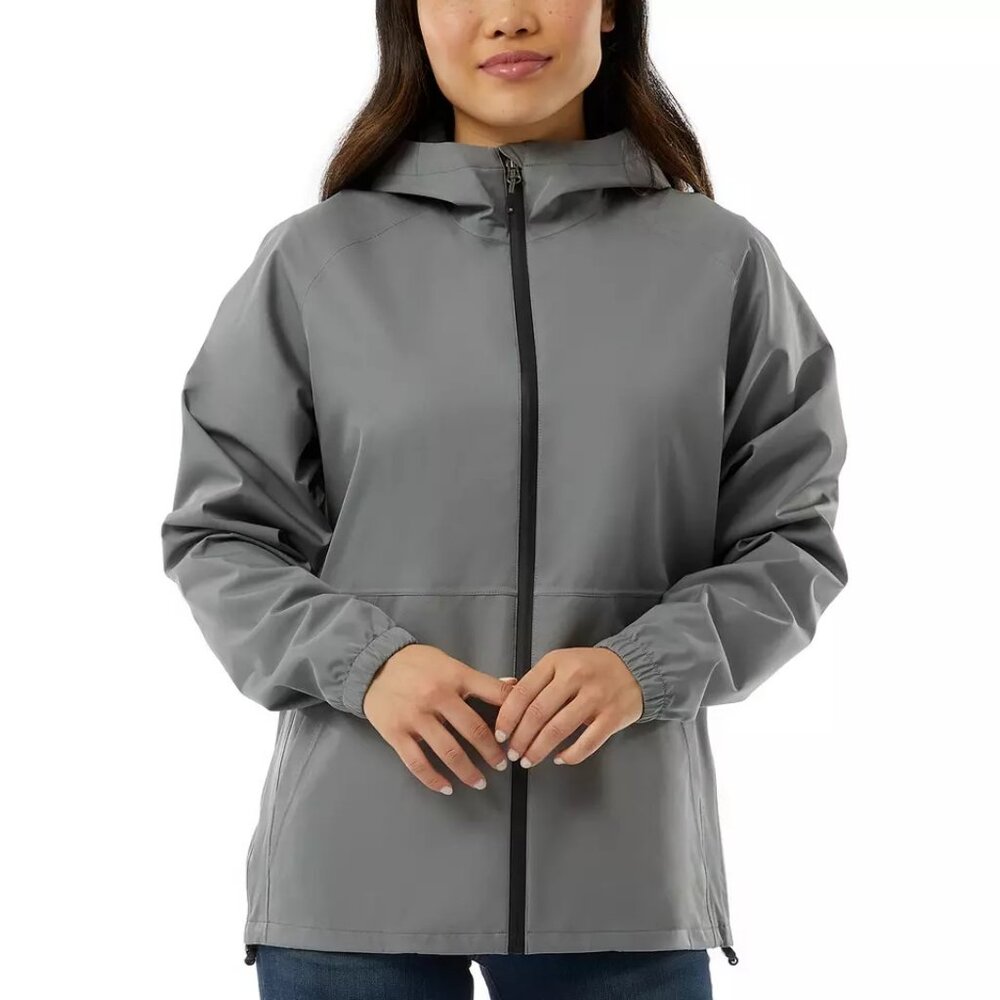 32 Degrees Cool Unisex UPF 50+ Waterproof Rain Jacket, Grey